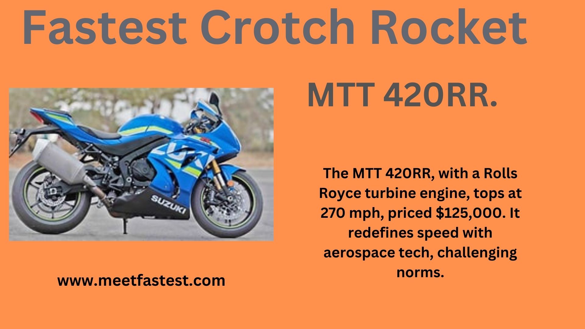fastest crotch rocket